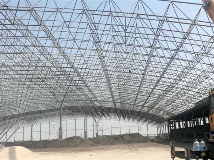 邯郸钢厂料仓网架工程
